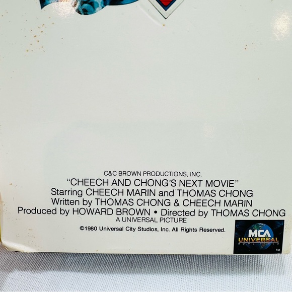 🎀 CHEECH & CHONG’S NEXT MOVIE VHS 🎥 🍿 1980 UNIVERSAL CITY STUDIOS 👍 GOOD - Picture 7 of 7